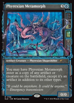 Phyrexian Metamorph Secret Lair Drop - Duskmourn Frame